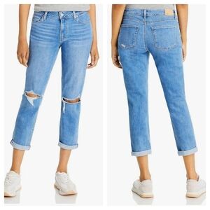 Paige Brigitte Distressed Light Wash Jeans Women 31